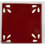 Carrelage cabochon décoré
