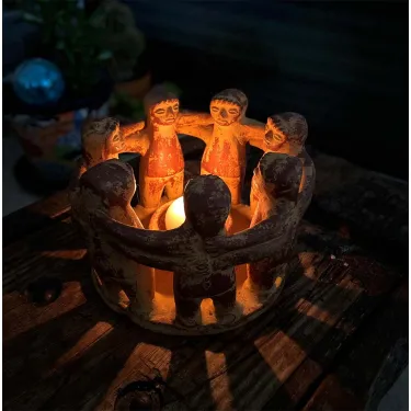 Bougeoir ronde des amis