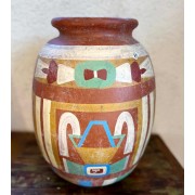 Vase décoré artisanat mexicain