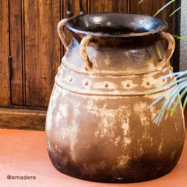 Cache pot terre cuite déco pour la maison