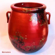 Grand pot cache-pot terre cuite