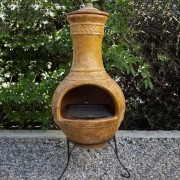 Brasero barbecue - Modèle TRENZADO Jaune