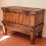 Coffre en bois meuble mexicain
