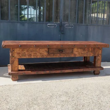 Grand meuble credence en pin