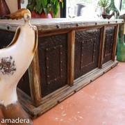 Grand bureau en bois - Un style rustique, pour aménager votre espace travail avec style