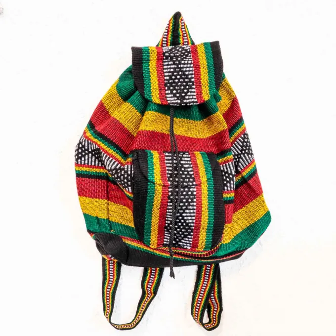 Sac à dos coloré artisanat mexicain