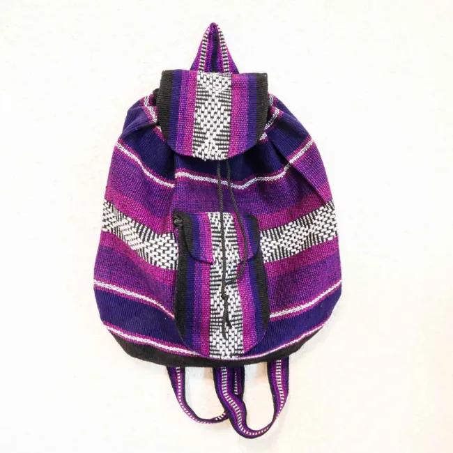 sac à dos coloré violet