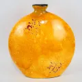 Vase céramique jaune