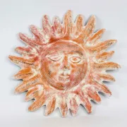 Soleil en terre cuite