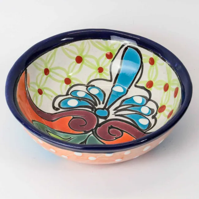 Plat rond céramique vaisselle artisanale
