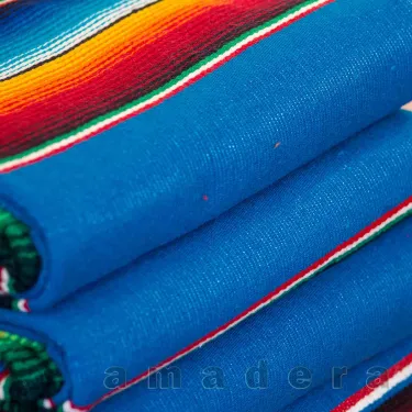 Plaid mexicain turquoise