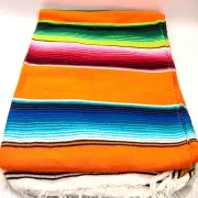 Couverture mexicaine orange