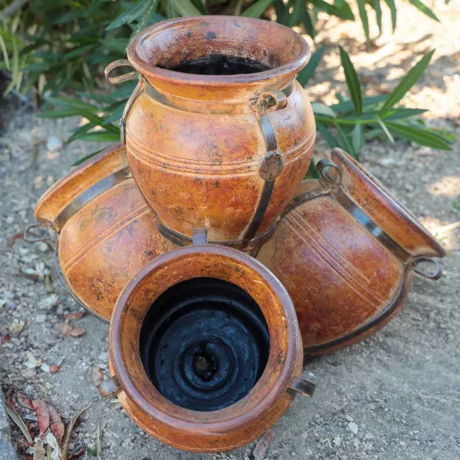 poterie de jardin en terre cuite