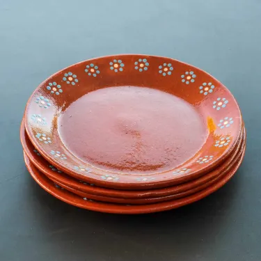 Grandes assiettes vaisselle artisanale