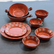 vaisselle artisanale en terre cuite