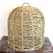Lustre suspension en fibres naturelles