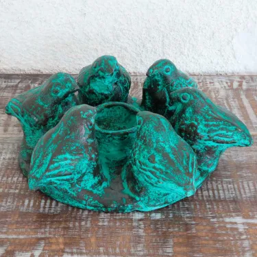mangeoire terre cuite déco