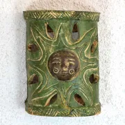 Applique déco murale en terre cuite