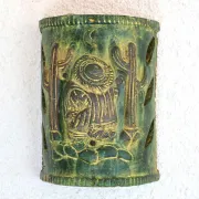 Appliques mexicaines en terre cuite déco murale