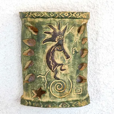 Applique en terre cuite artisanat mexicain