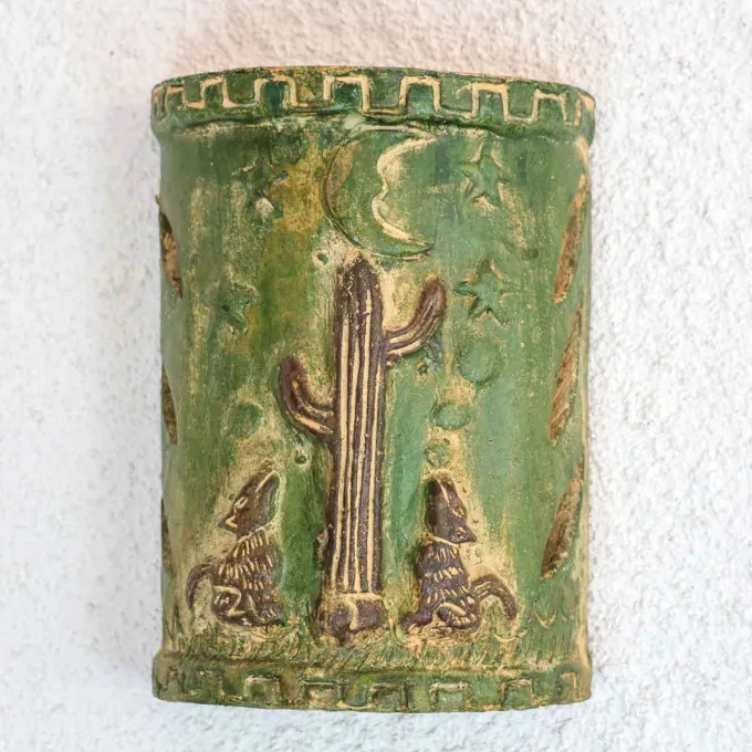 Applique en terre cuite pour décoration murale - Artisanat mexicain
