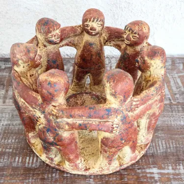 Porte bougie artisanat mexicain