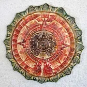 Grand calendrier Maya déco murale