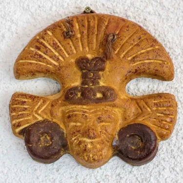 Masque mexicain déco murale originale