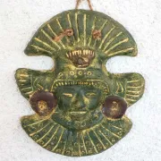 Masque mexicain décoration murale intérieure et extérieure