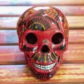 Têtes de morts du Mexique en céramique déco halloween