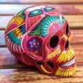 Tête de mort céramique pour la fête des morts au Mexique