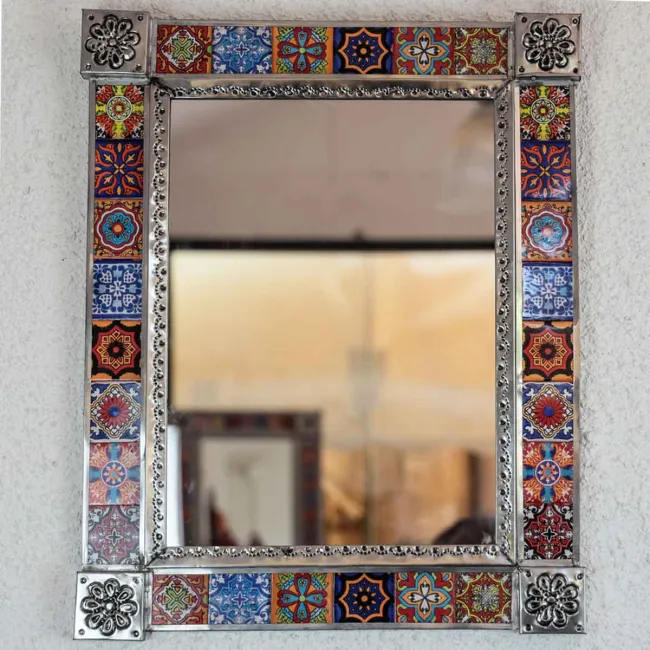 Miroir mural artisanal