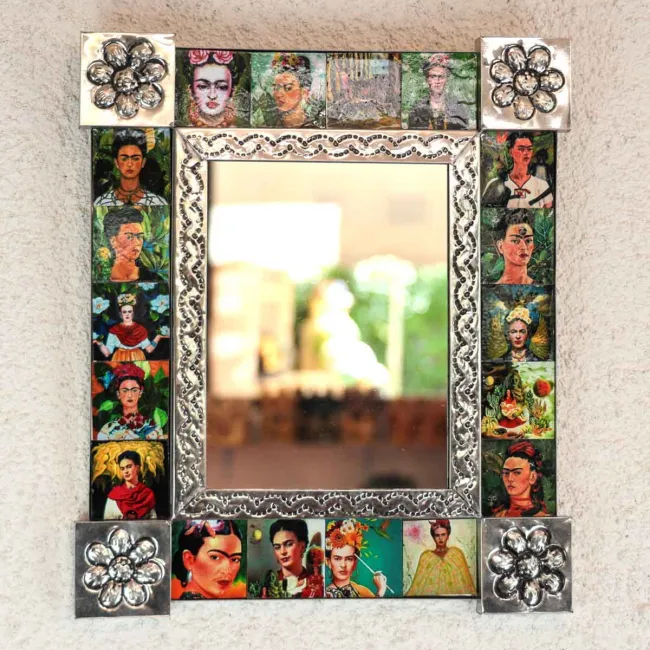 Petit miroir mexicain Frida Khalo