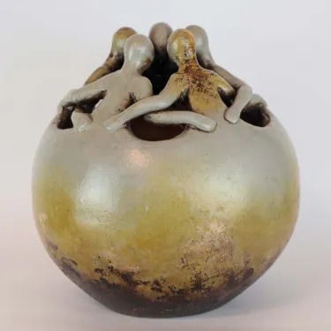 Poterie décorative en terre cuite artisanat d'art