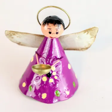 Petit ange coloré à suspendre décoration de noël
