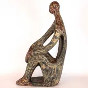 Grande statue moderne en terre cuite déco de la maison