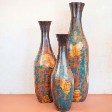 Grande jarre terre cuite en couleur pour décorer votre intérieur