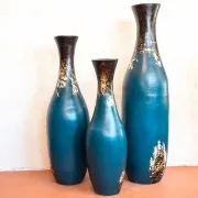 Poterie bleue déco d'interieur
