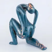 Statuette yoga en terre cuite déco maison