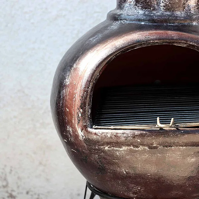 Brasero mexicain cheminée de jardin
