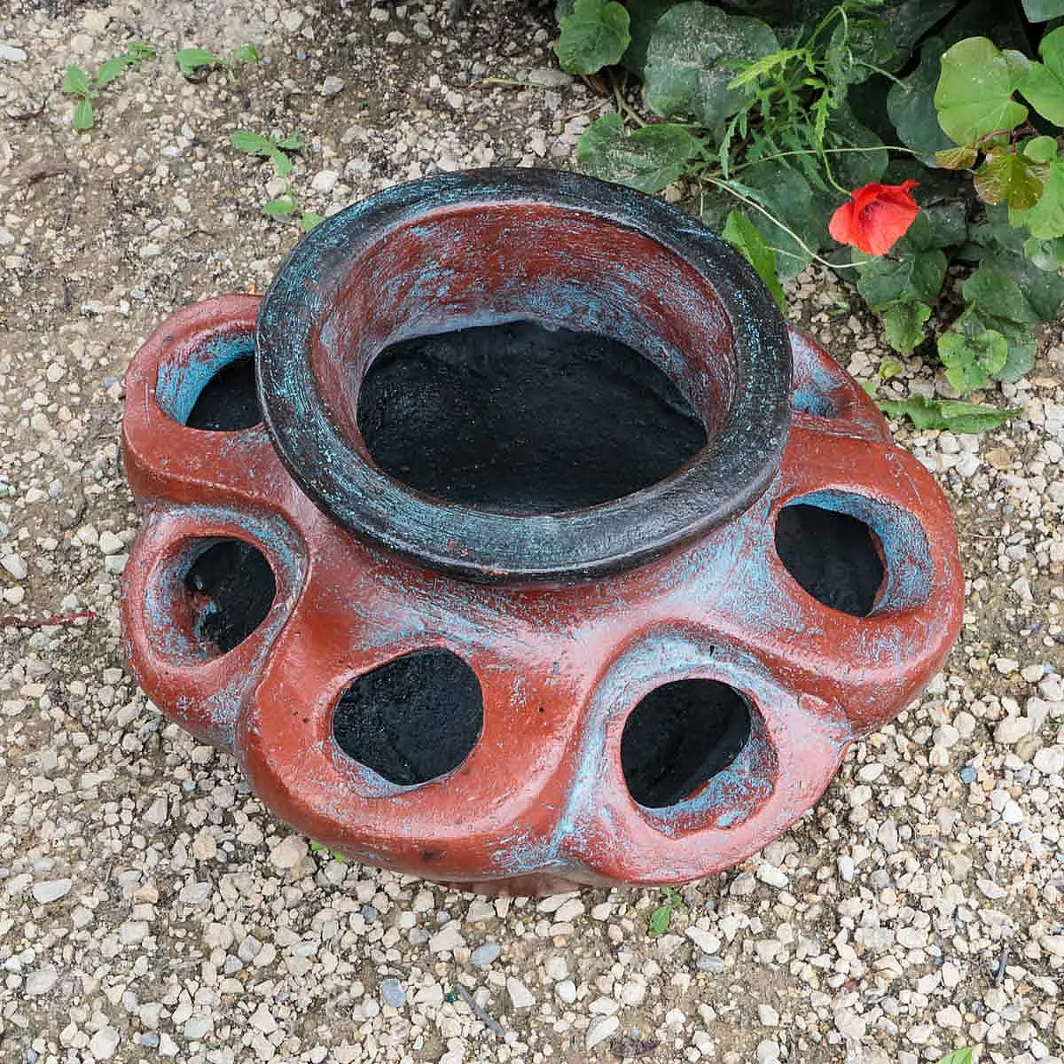 Pots en terre cuite colorés pour décorer vos extérieurs - Amadera Taille 40  cm x 30 cm de haut (26 cm diamètre intérieur)