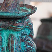 Statuette en terre cuite du Mexique