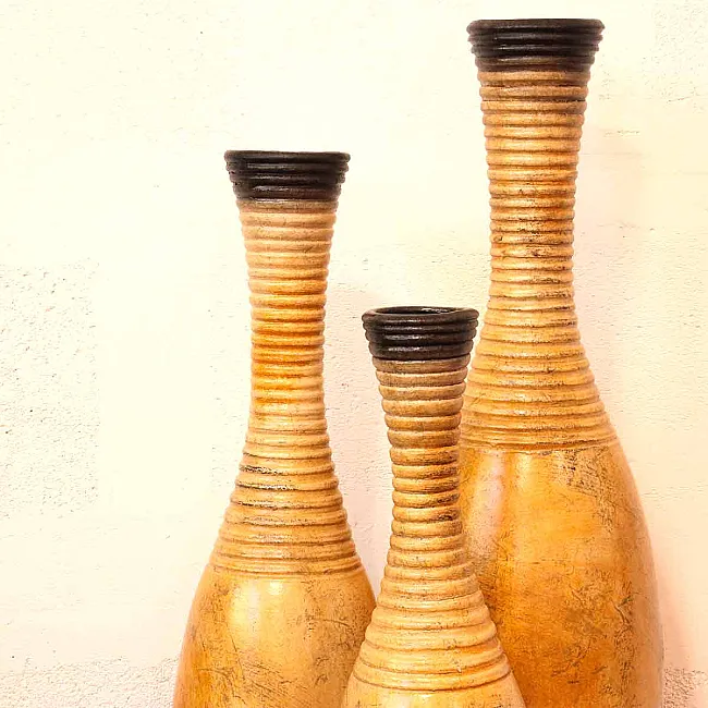 Vase poterie terre cuite décorative