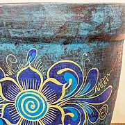 Pot terre cuite coloré un bel écrin pour vos plantes