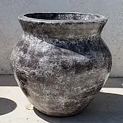 Grosse poterie en terre cuite non gélive décoration de jardin
