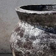 Poterie en terre cuite pour planter ou cachet pot