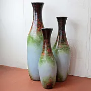 Poterie en terre cuite jarre décorative