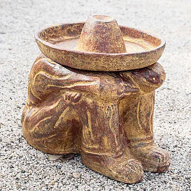 Statue terre cuite : Panchito mexicain