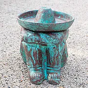 Statue mexicaine déco jardin en terre cuite