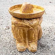 Statues mexicaines en terre cuite déco extérieure